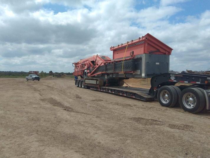 terraine2 Another angle of rough terrain crane being moved on an RGN