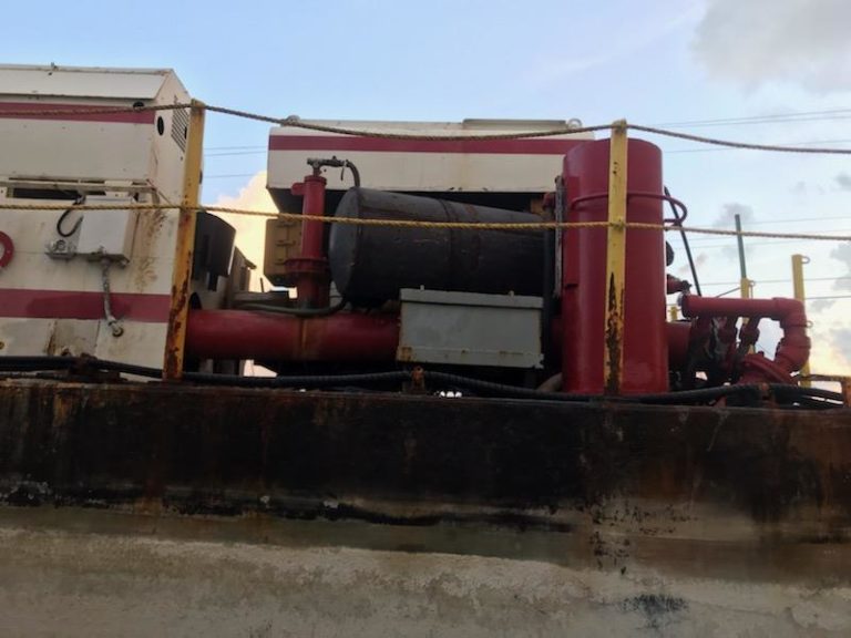 Dredging Boat on a trailer