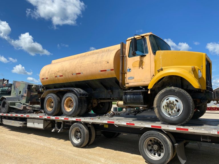 flatbed trailer