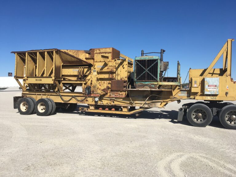 Nordberg crusher ready for transport.