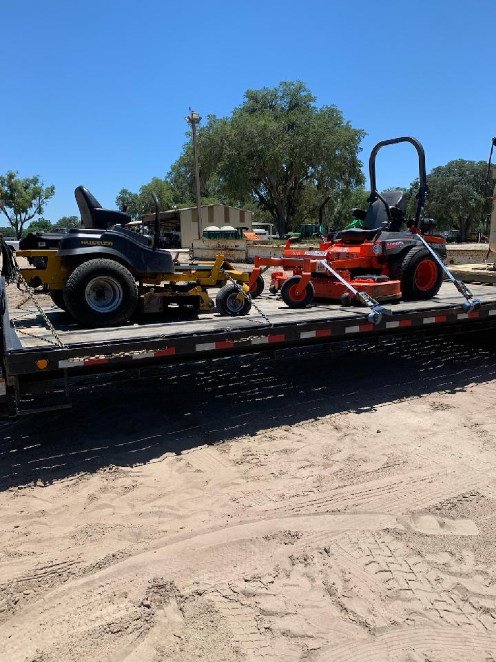 Trailer to haul riding lawn online mower