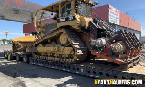 Transporting a D8 Dozer