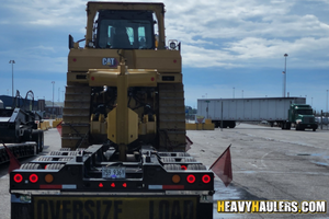 Shipping a CAT D9 CRAWLER Hauled to Greenville, TX.