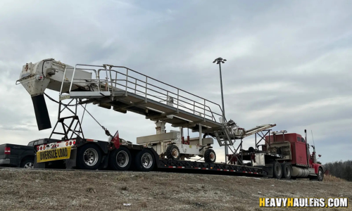 Transporting a 125,000 lb Rotary Calciner