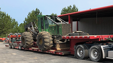 Complete Forestry Equipment Shipping Services from Heavy Haulers