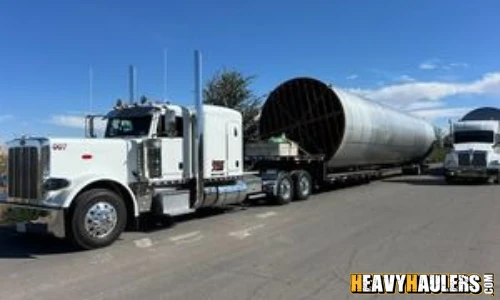 Transporting a Milk Silo