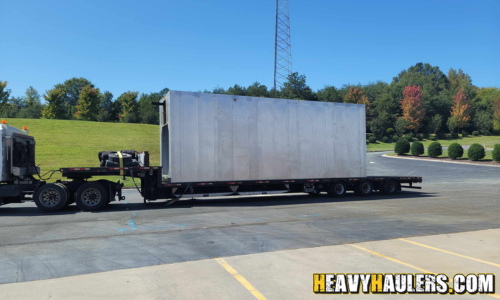 Transporting a Infrared Oven.