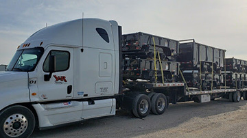 Shipping a Railroad Carts.