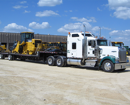 Drop Deck Trailer Transport Services | Heavy Haulers!