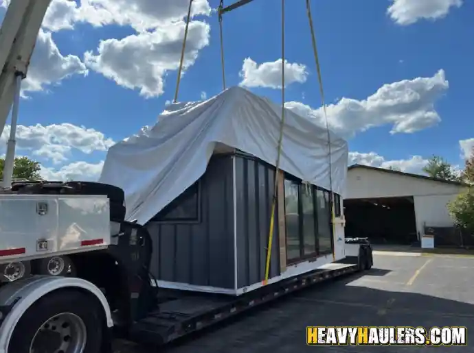 Transporting a Tiny House Modular Unit