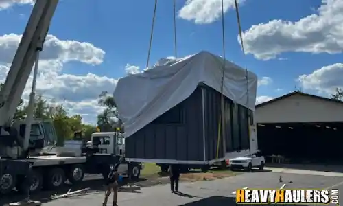 Transporting a Tiny house Modular unit