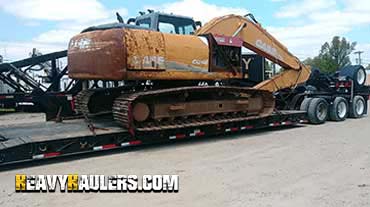 Case CX210B Hydraulic Excavator Shipment