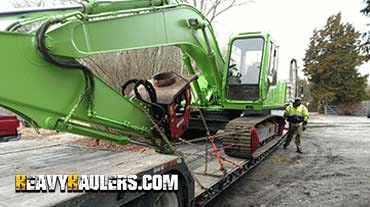 Shipping a Hitachi EX-200 LC Hydraulic Excavator