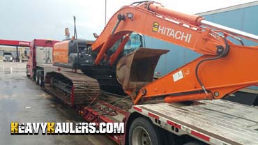 Shipping a Hitachi EX210LC Hydraulic Excavator